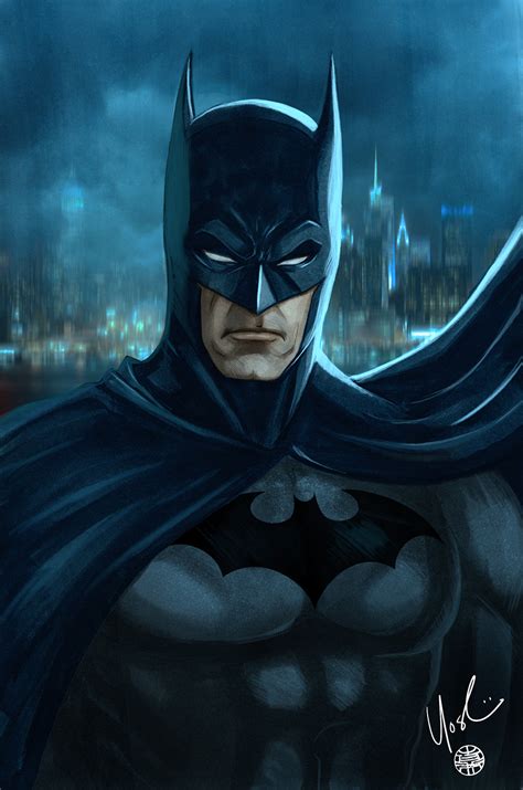 Batman Portrait By Protokitty On Deviantart