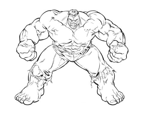 Koleksi 30 Gambar Mewarnai Hulk Kataucap