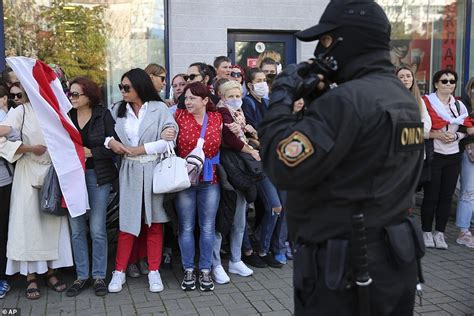 Riot Police Arrest Hundreds Of Women In Belarusian Capital Minsk During