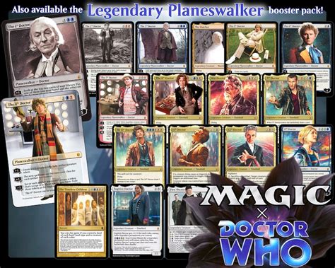 The Time And Space Deck Doctor Who Magic Trading Cards Etsy