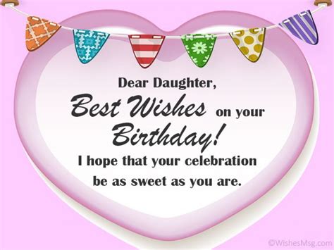 100 Happy Birthday Wishes For Daughter Wishesmsg