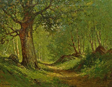 William Paskell Forest Path 16x20 Oil On Canvas Forest Path 16x20