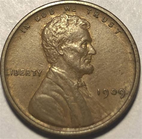 1909 P Lincoln Vdb Wheat Penny Cent Seller Unc At Amazons Collectible