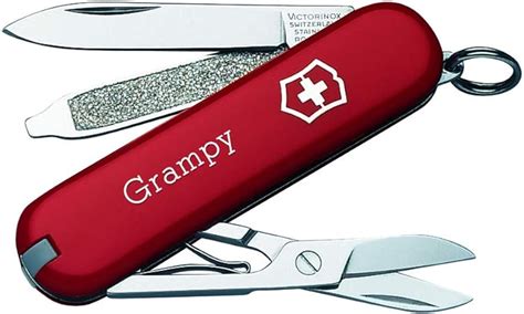 Personalized Red Classic Sd Swiss Army Knife By Victorinox