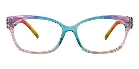 Glassesshop Rainbow Cat Eye Multicolor Eyeglasses Fashion Reading Glasses Eyeglasses Eye