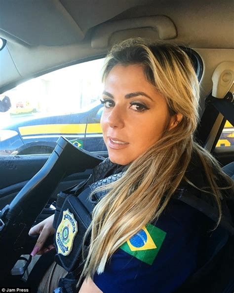 World S Sexiest Cop Brazilian Policewoman Arrests Millions Of Hearts