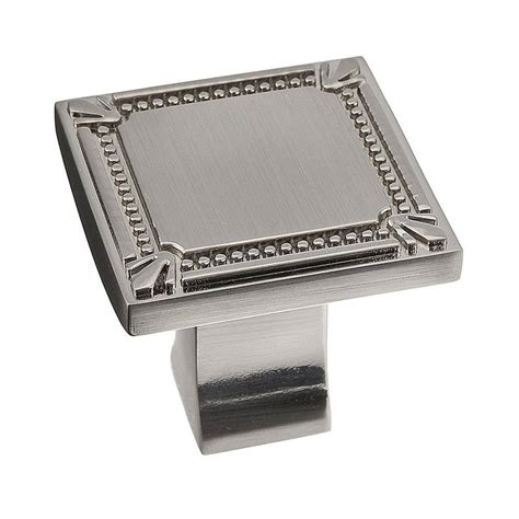 Richelieu Hardware Traditional 1 38 In 35 Mm Brushed Nickel Square