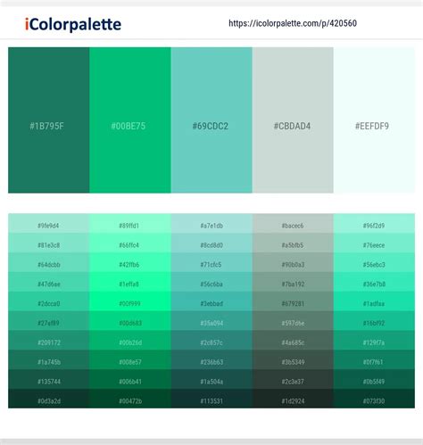 50 Latest Color Schemes With Jade Color Tone Combinations 2021