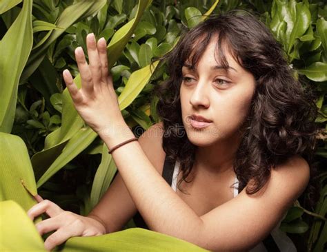 Woman In The Jungle Stock Image Image Of Teen Babe