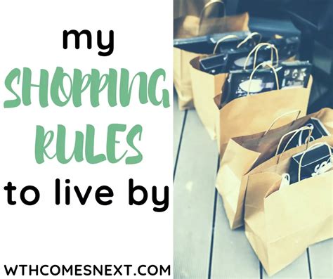 My Shopping Rules To Live By How Are You Feeling Retail Therapy Rules