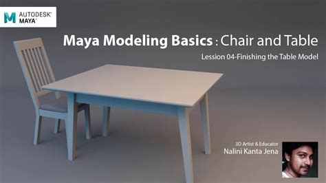 Maya Modeling Basics Part 4 Finishing The Table Model Youtube
