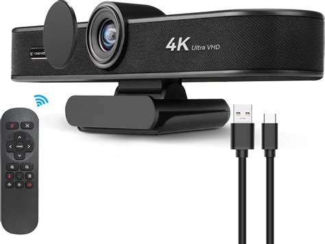Amazon Com 4K Webcam With Microphone And Speaker TONGVEO 5X Digital