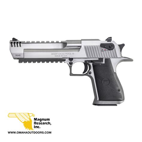 Magnum Research Desert Eagle Mark Xix Full Stainless Pistol 7 Rd 50 Ae