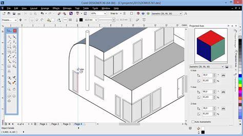 Using microsoft visio you can draw attractive flowcharts, diagrams, org charts, floor plans, engineering designs, and more, using modern shapes and. Isometric drawing tools in Corel DESIGNER X6 - YouTube