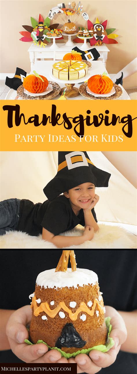 Thanksgiving Party For Kids Michelles Party Plan It