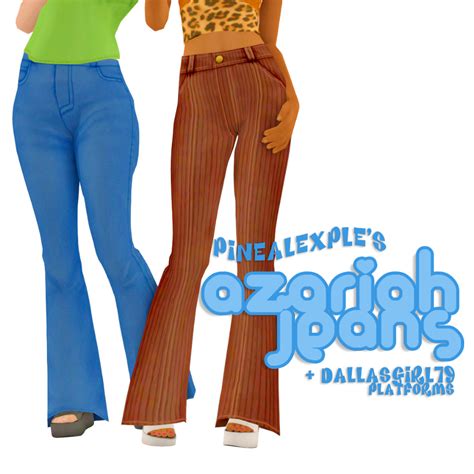 💎pinealexples Azariah Jeans 4t2 💎 Falkii On Patreon Sims Cc
