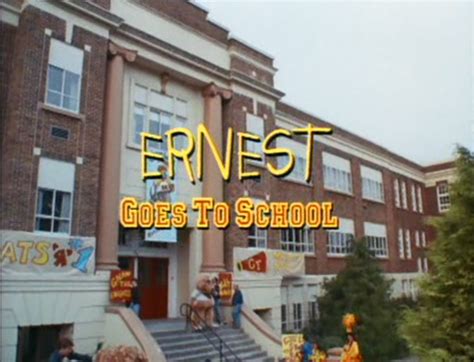 Ernest Goes To School 1994 — Art Of The Title