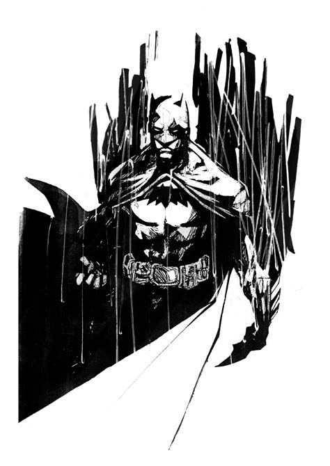 Batman Sketch In Alessio Moronis My Works Comic Art Gallery Room