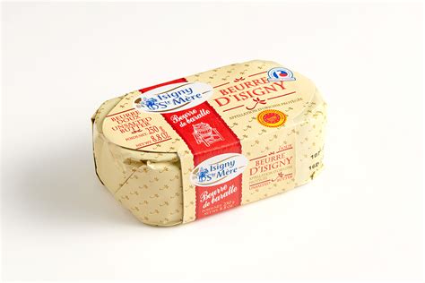 Isigny Ste Mère Aop Certified Churned Unsalted Brick Butter 250g
