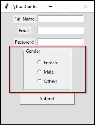 How To Create A Radio Button In Python Gui Radio Button In Tkinter Hot Sex Picture