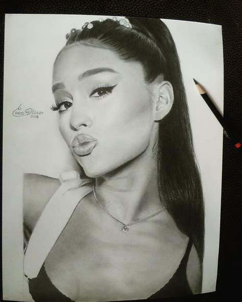 Drawing Of Ariana Grande By Cdudley25 On Deviantart