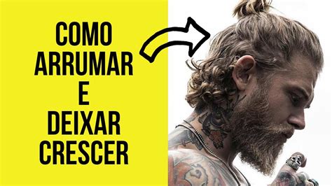 COMO ARRUMAR CABELO MASCULINO E DEIXAR CRESCER TUTORIAL ALEX CURSINO YouTube