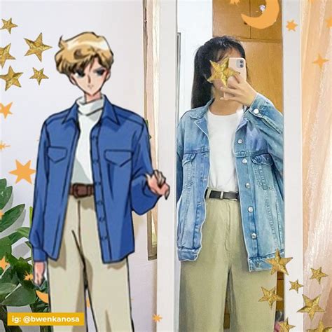 Sailor Uranus Casual Outfit Sailor Moon Cosplay Anime Inspired