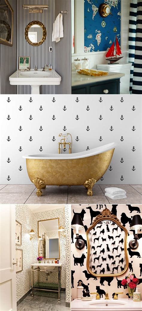 Express O Funky Bathroom Wallpaper Thumbs Up Or Down