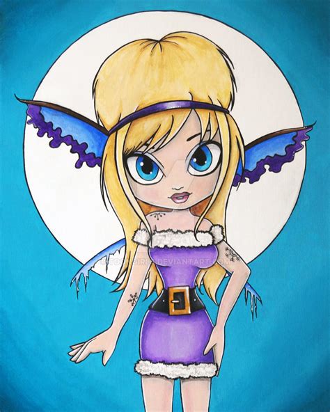 Ice Fairy Original Fairy Art By Klg In Acrylics By Toongirls On