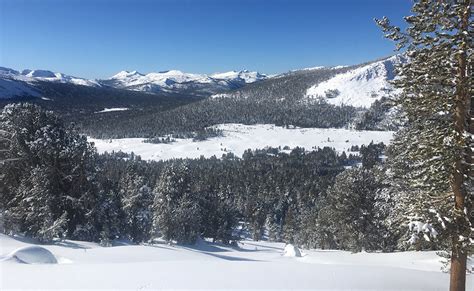 Yosemite National Park Tuolumne Meadows Winter Conditions Update For