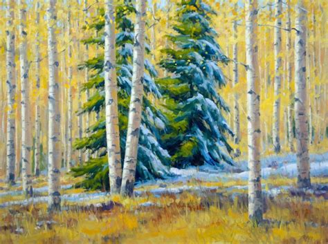Painting Landscapes Aspen Trees Outdoorpainter