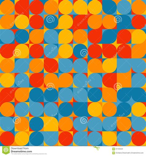 Colorful Geometric Pattern Stock Vector Illustration Of Geometric