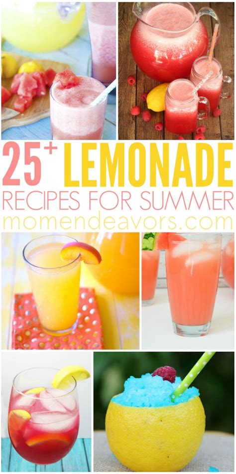 25 Refreshing Lemonade Recipes Mom Endeavors