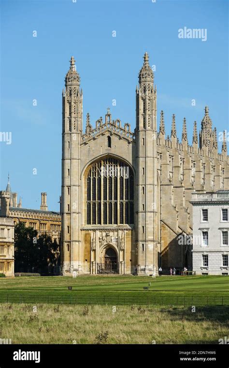 Kings College Chapel In The University Of Cambridge Viewed From The