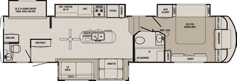 Outlaw class a floor plans. rv bunk bed plans 2 ba | Redwood RV's Blackwood luxury family bunk house fifth wheel | Rv floor ...