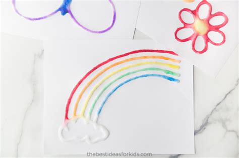 Spring Salt Painting The Best Ideas For Kids