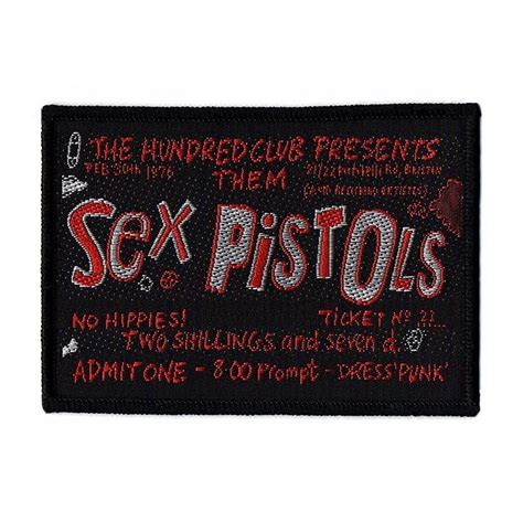 Sex Pistols Ticket Patch