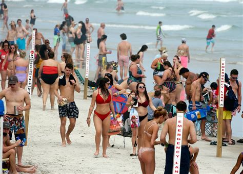 Coronavirus Starts To Affect Daytona Beach Spring Break