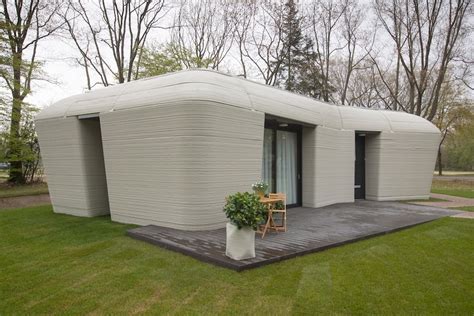 Netherlands Unveils Home 3d Printed With Concrete And