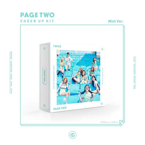 트와이스 Twice Page Two 20160425 Jype Kpop Kdesign Package Twice