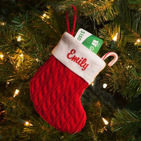 30 Personalized Knit Christmas Stocking