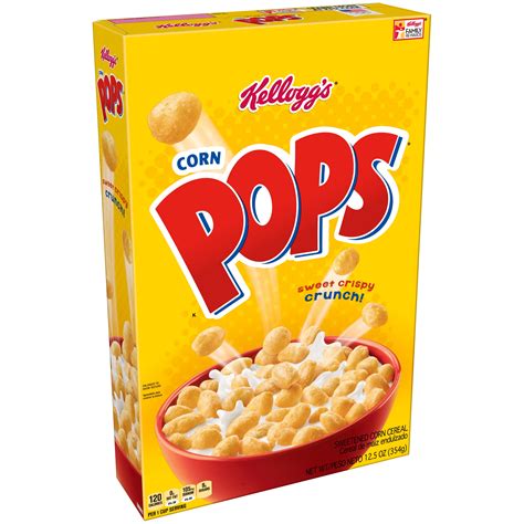 Kelloggs Corn Pops Cereal 125 Oz