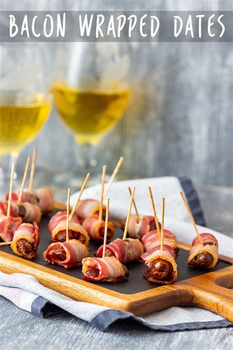 Bacon Wrapped Dates Appetizer Addiction
