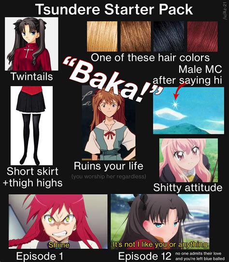 Tsundere Starter Pack Ranimemes