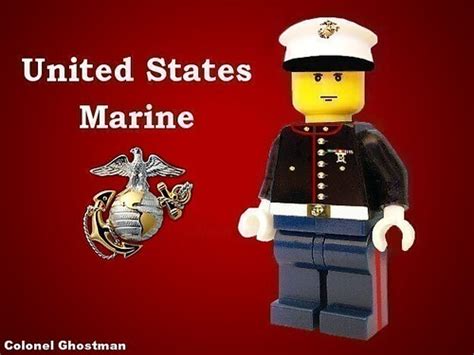 United States Marine Custom Lego United States Marine Figu Flickr