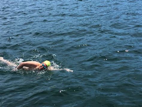 For Lake George Swimmer 322 Agonizing Miles