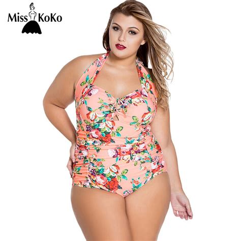 Buy Misskoko Plus Size Women Swimsuits Sexy Cut Out
