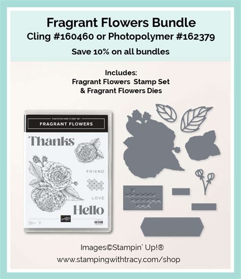 Stampin Up Fragrant Flowers Bundle Stamping With Tracy