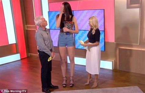 Russian Model With Worlds Longest Legs Appears On Tv Free Nude Porn Photos