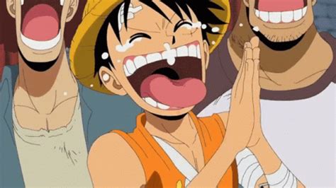 piece luffy gif onepiece luffy laughing discover share gifs
